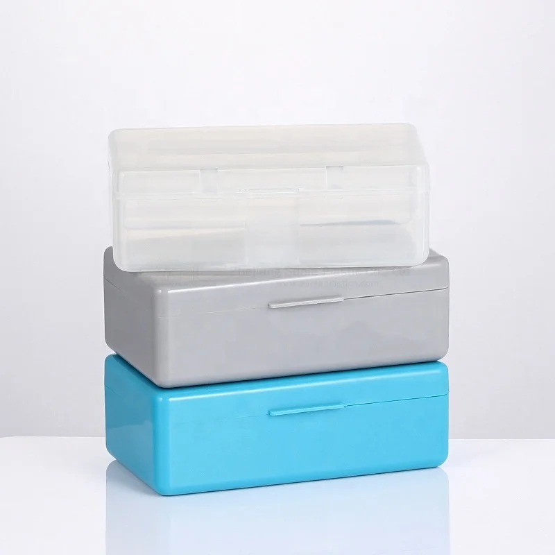 Factory Direct Plastic Packaging Box Small Hinged Plastic Box with Different Styles