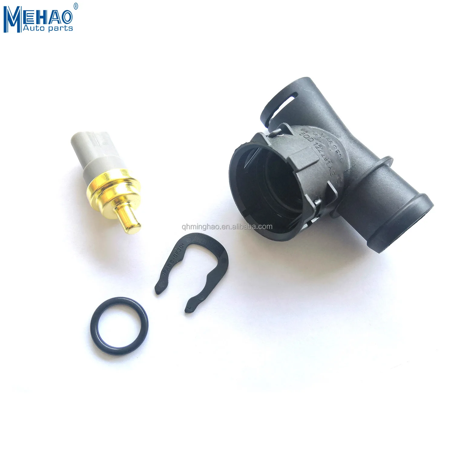 Автозапчасти, фланцевый соединитель радиатора 5Q0122291T для AUDI VW SKODA SEAT A1 A3 TT с датчиком 06a91951a