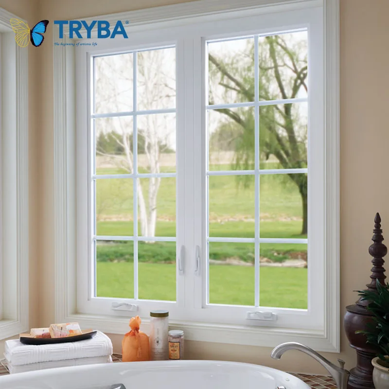 Tegood Manufacturer 20 years guarantee CE certificate UPVC PVC casment windows