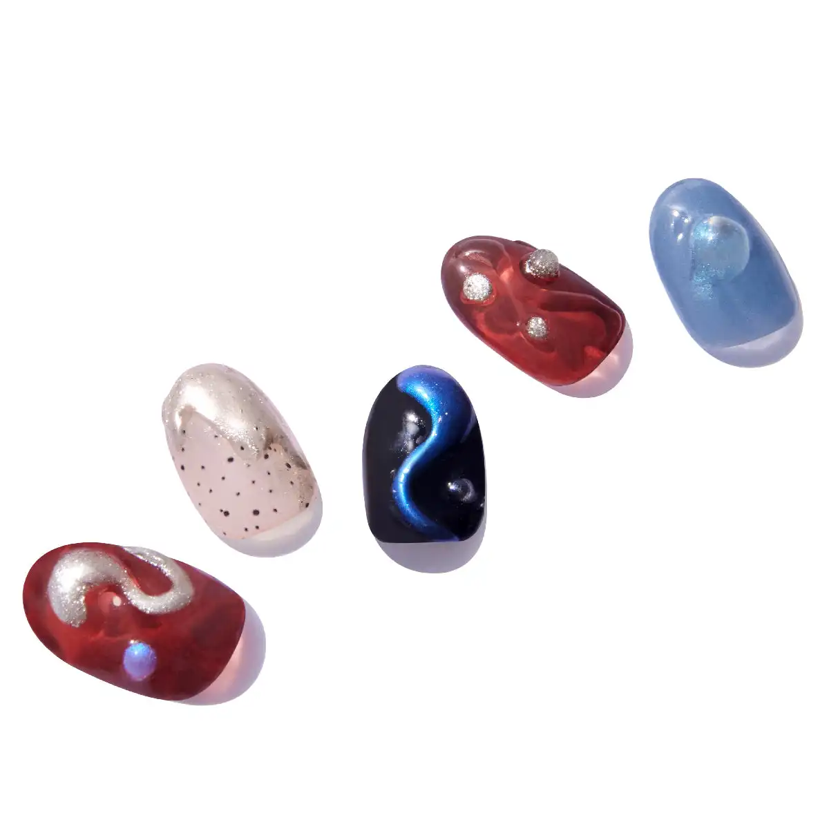 Korean 100% Real Salon Quality Press on gel nails Gel Nail sticker manicure Wholesale Certified