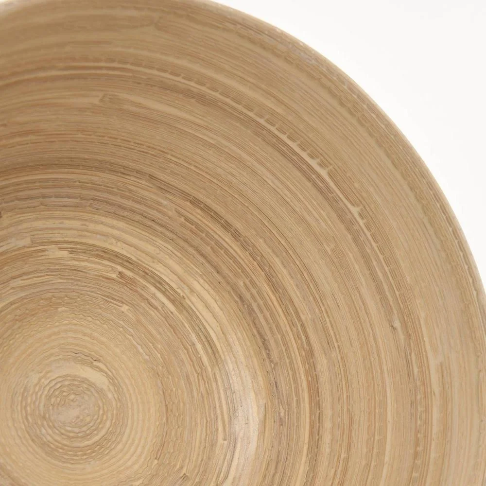 Bowl Handmade Bamboo Vietnam Baby Stock Customized Logo Craft Kitchenware Dinnerware Set Support Customized Packing Everyday