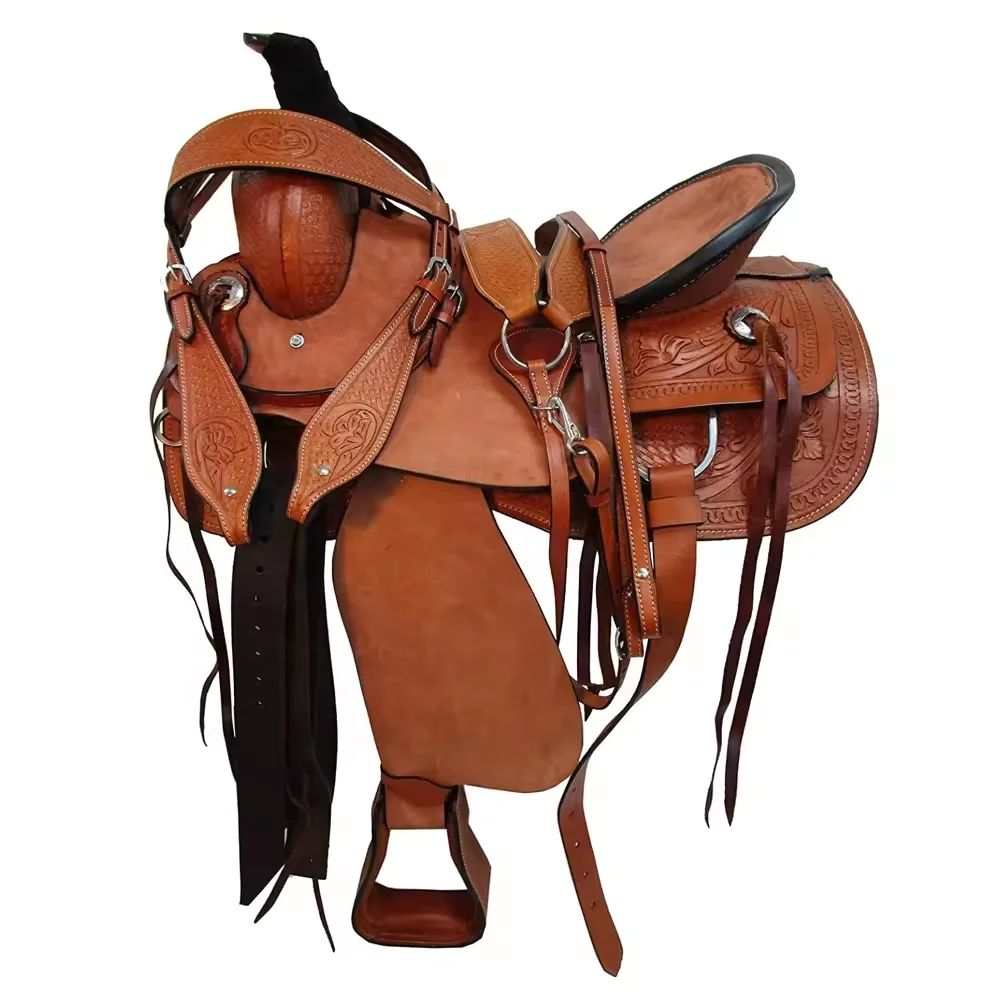 high quality Horse Ridding Saddle made in Pakistan Leather Best Sale Horse Racing New Design Horse Saddle For Comfortable