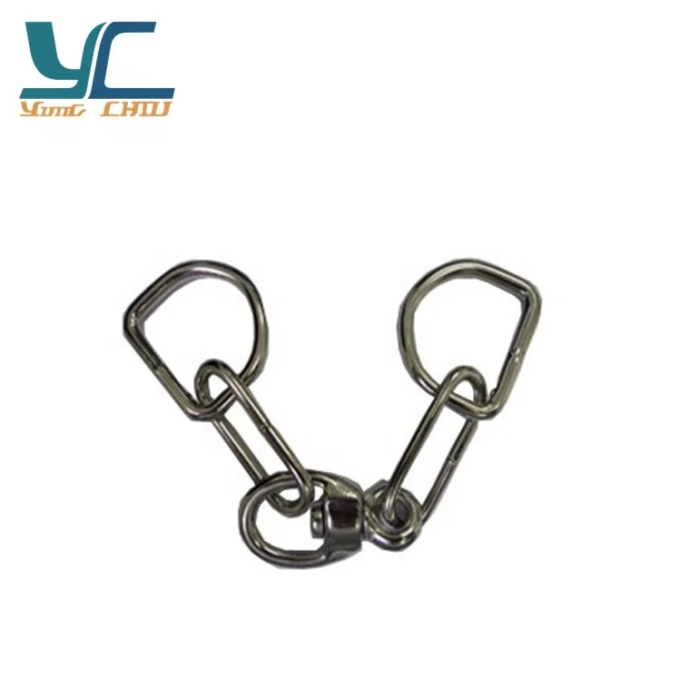 Malleable iron cast iron horse head collar and lead set