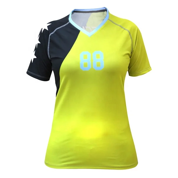 Short Sleeves Volleyball Jerseys Embroidery Breathable Customized High Quality Wholesale Volleyball Team Sports
