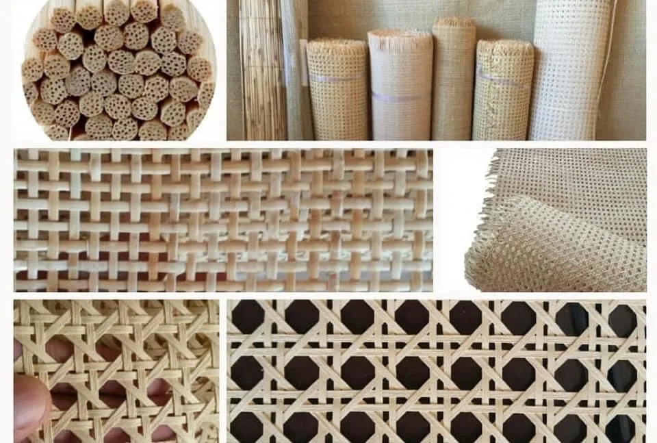 Woven Open Mesh Cane for Furniture Chair Cabinet Ceiling 100 % natural Vietnamese Rattan high-quality