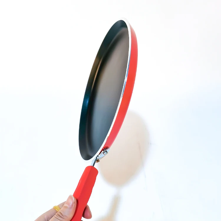 New handle design 10 inch pizza pan Aluminum nonstick cookware with NEW bottom