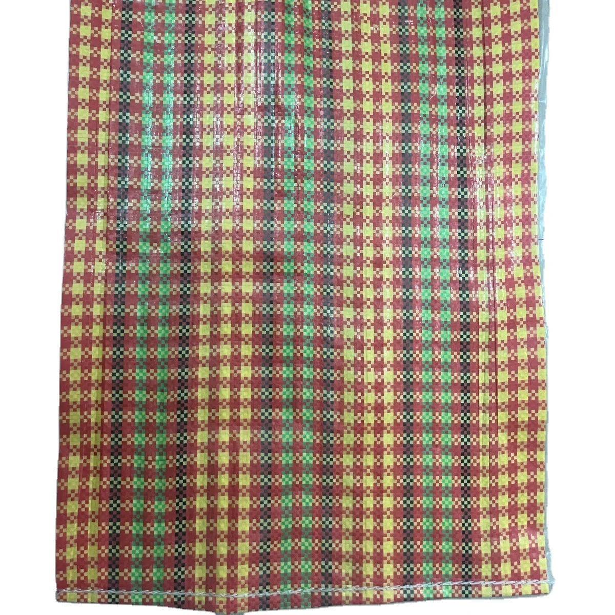 poly packaging sack pp woven bags 50kg rice corn heat seal plastic bag polypropylene woven sack for grain