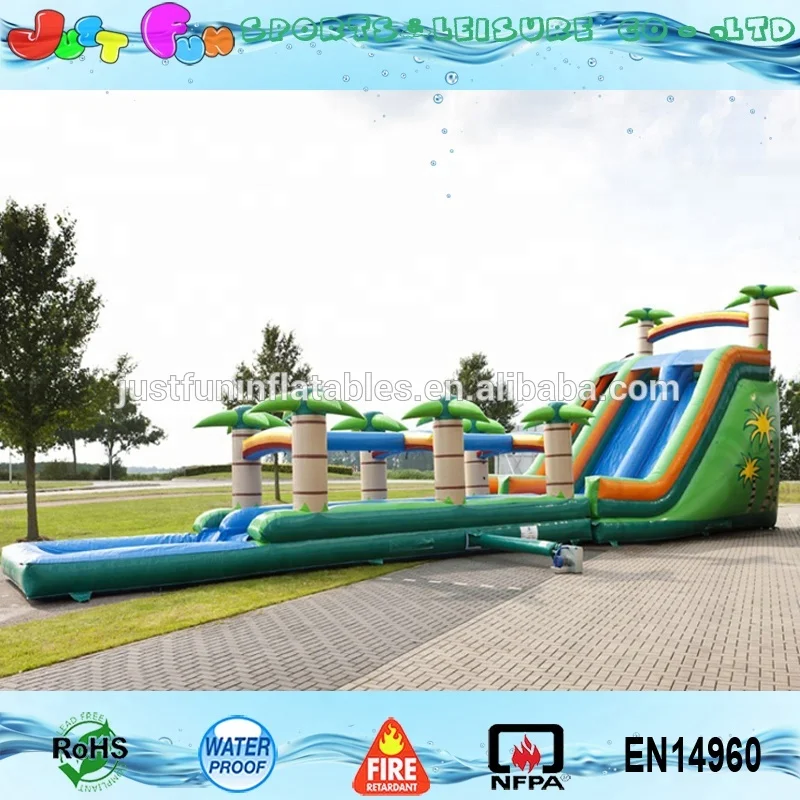 jungle theme inflatable water slide  and  slip  for children inflatable water slides for sale