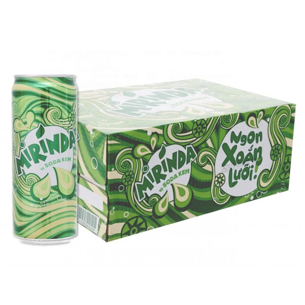 MIRINDA CREAM SODA FLAVOR SOFT DRINK CAN 330ML