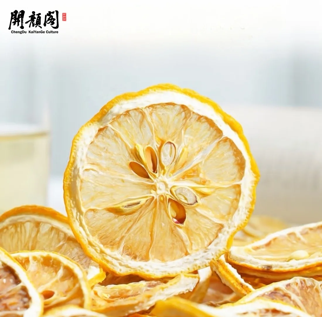 KAIYANGE bulk OEM High Quality Natural Dried Fruit yellow lemon Slice tea Citrus Wholesale Healthy Organic NO SUGAR herbal Tea