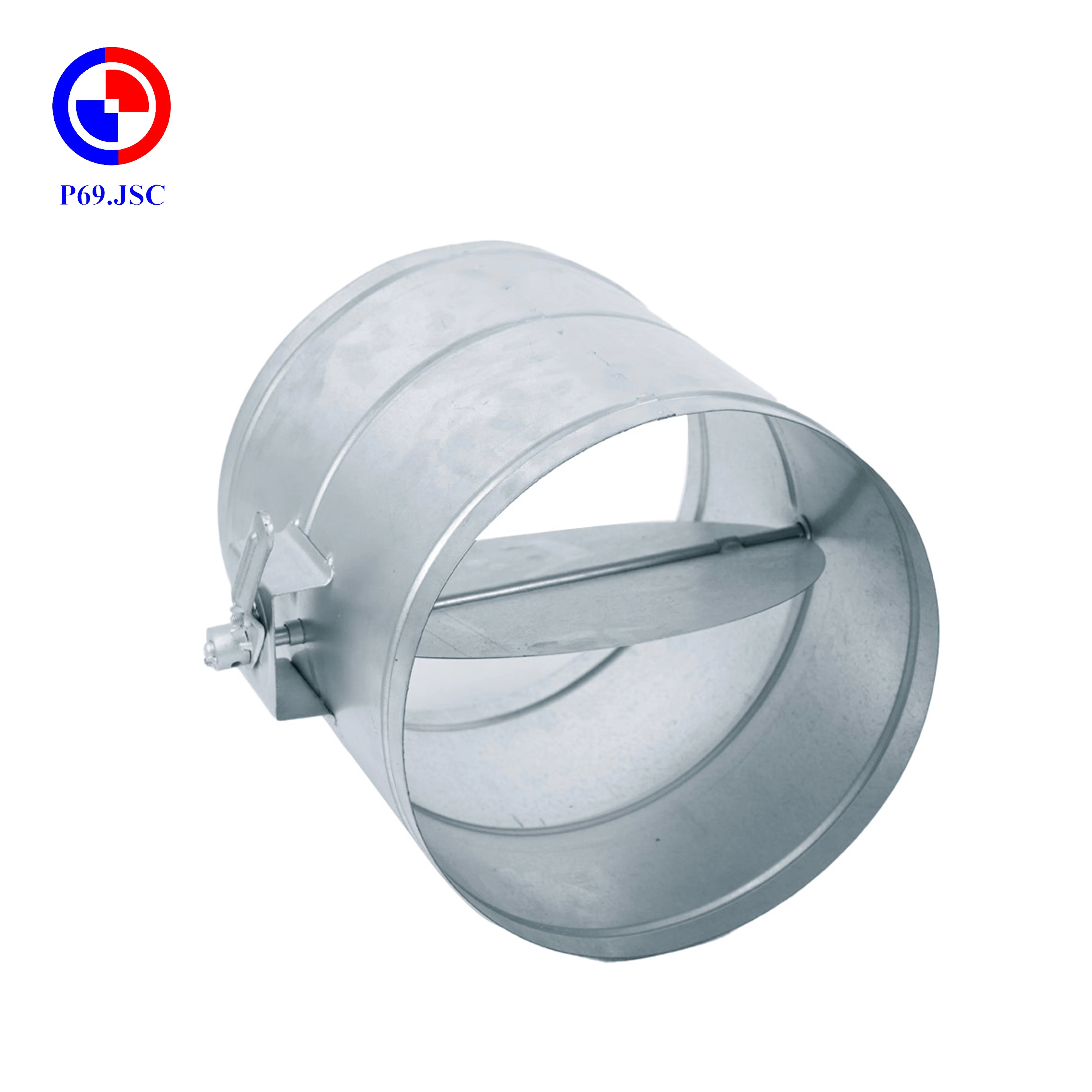 Ready to Ship Control Pressure Productive Damper Ventilation System M&E OEM Round Volume Damper Manual Control - HAND  P69 JSC