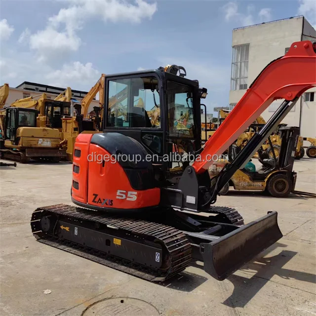 90% new excavator used Hitachi ZX55U excavator used machines sold at low prices