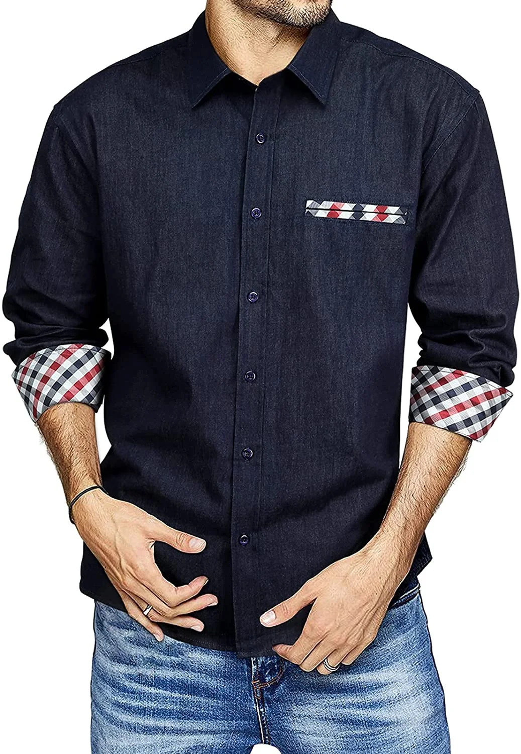 OEM новый мужские Hipster Африканский Племенной рисунок в стиле «пэчворк» приталенная одежда с длинным рукавом на пуговицах рубашки воротником «Мандарин»