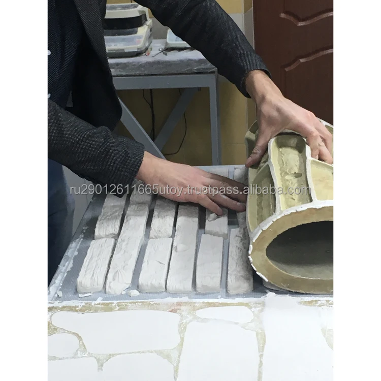 Stonemason Facade. Good quality smart gypsum powder for building facade decor, manufacturer FCA price per 1ton, gypsum for sale