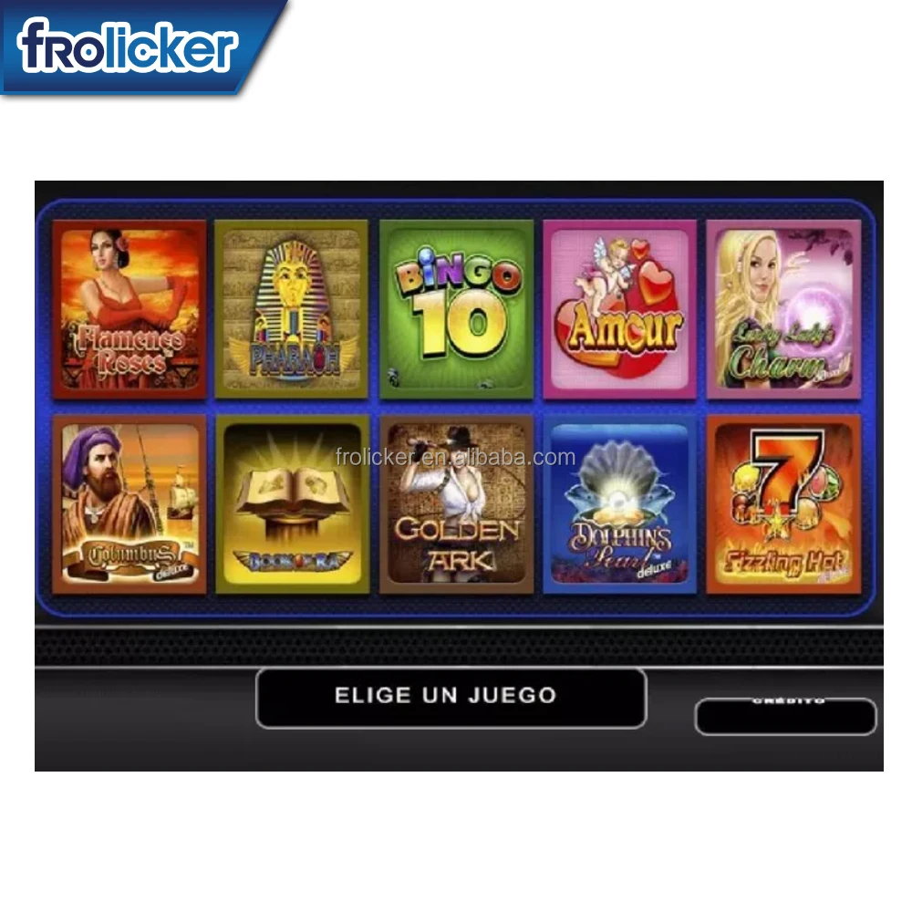 Super Multi Game Ga minator 10 IN 1 Blue Dual Monitor Video Game Board tragamonedas maquina de juegos