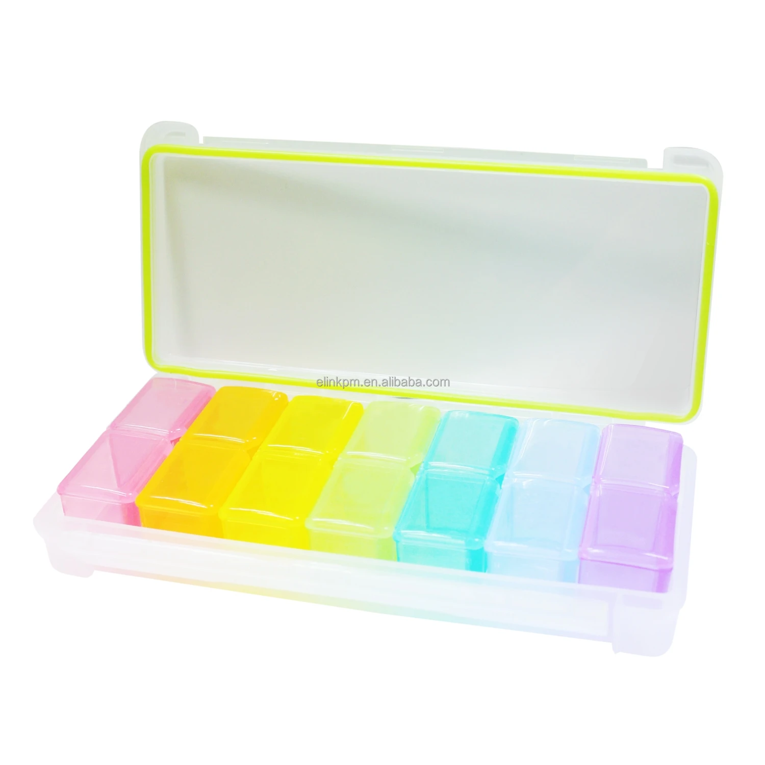 Vitamin Pill Case Organizer Storage Case Weekly