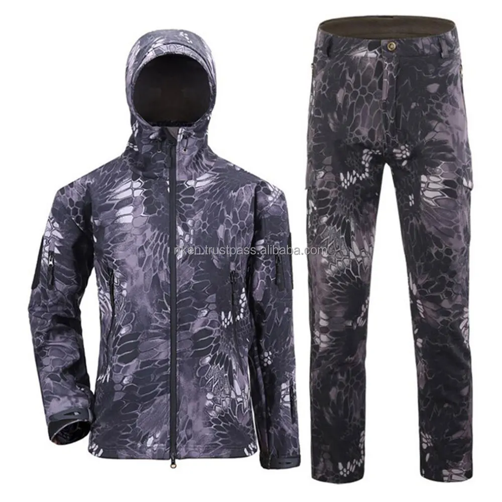 Tactical garments combat uniform camouflage jacket And pants men ripstop combat tactical uniform suit set