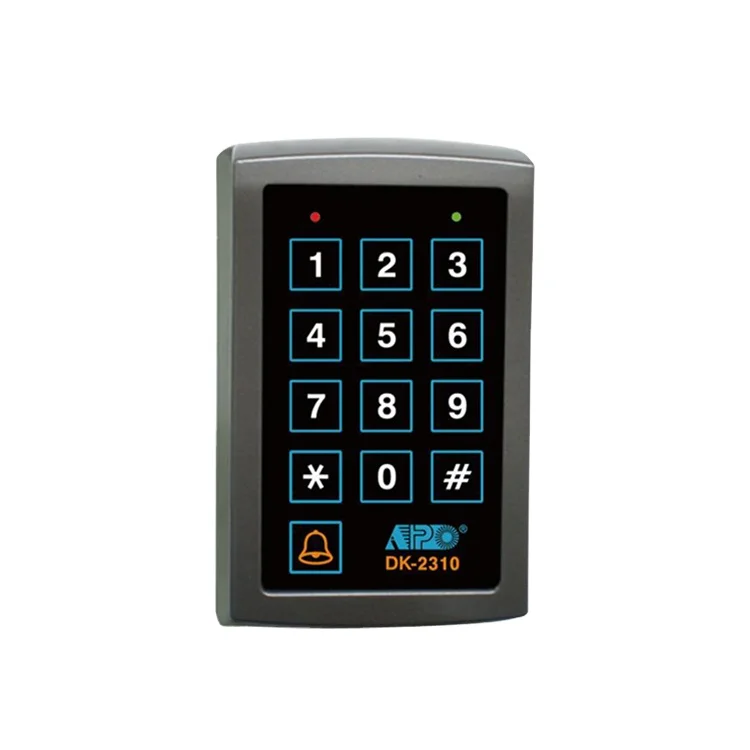 433MHz Wireless Access Control Keypad 9V Battery Operation Encryption Easy Install Universial LED Backlit Keyboard