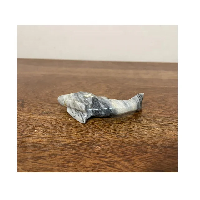 Best Price Custom Size Dolphin Shape Onyx Figurine Hand Carved Stone Animal Decoration Angel and Gifts Style for Christmas