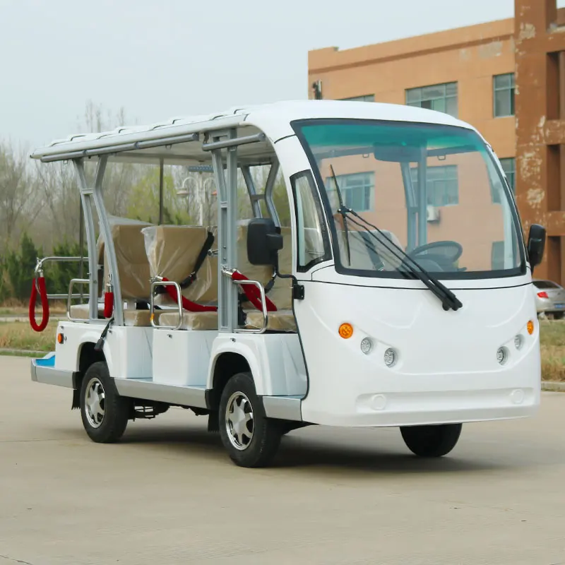 11 Seats Wholesale China Electric Bus Sightseeing Bus & Car Classic Beautiful Design Electric Tourist Car Shuttle Tourist Bus