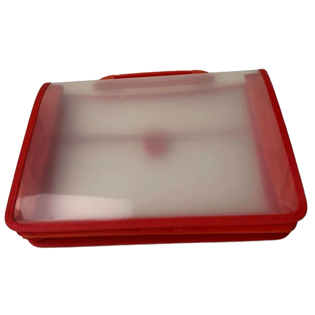 Индивидуальная высококачественная прозрачная сумка для документов A4 папка файлов расширяющаяся