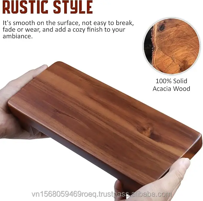 Acacia Wood Soap Stand Riser Small Wooden Pedestal Dispenser Bathroom Vanity Tray Kitchen Counter Toilet Supplies Display Home