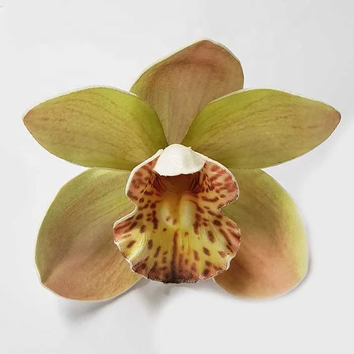 Handmade eva foam flower artificial flower cymbidium high quality for decoration and hair accessories.