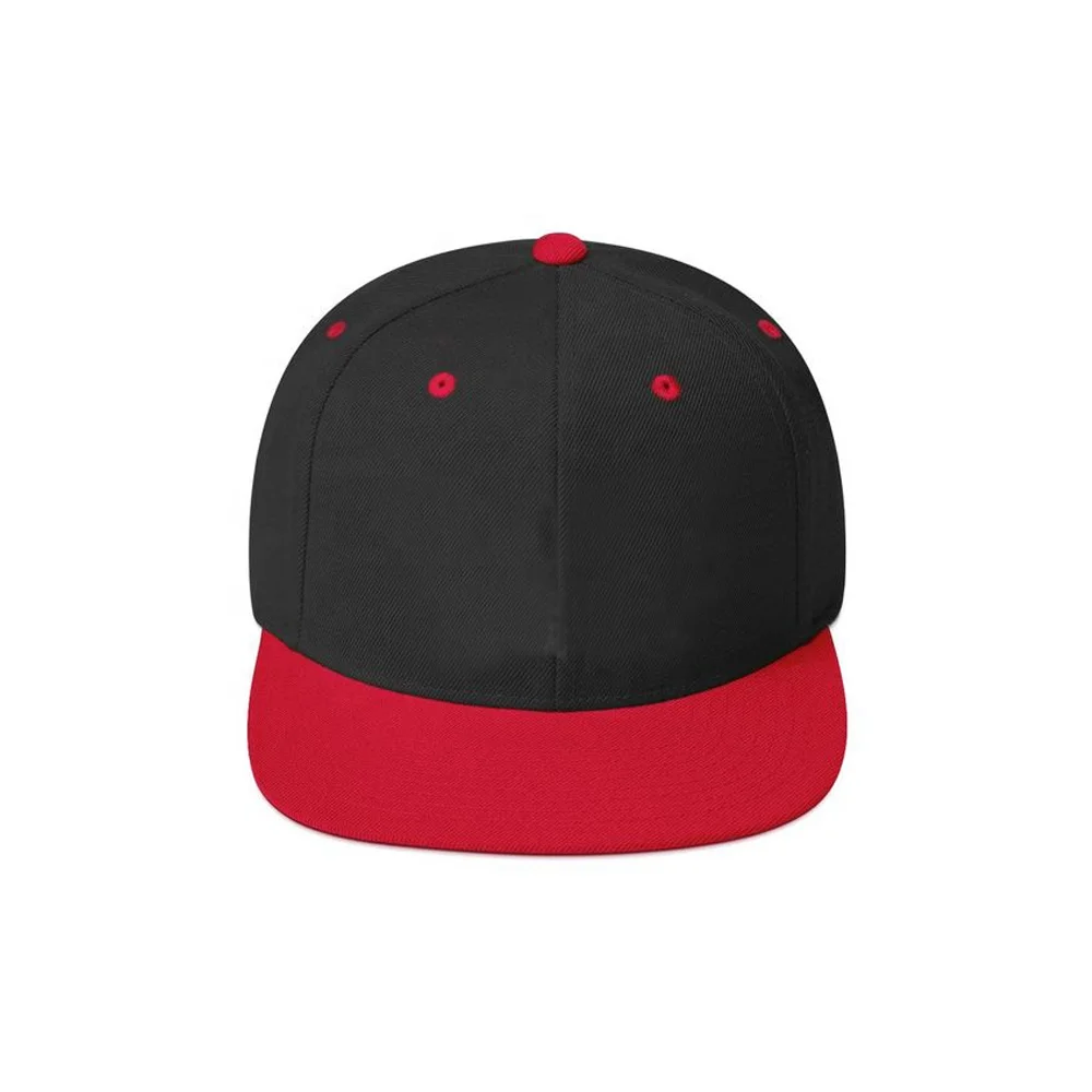 Factory Wholesale OEM ODM 6 Panel Flat Bill Snap Back Hip Hop Hat Custom 3D Embroidery Logo Snapback Cap