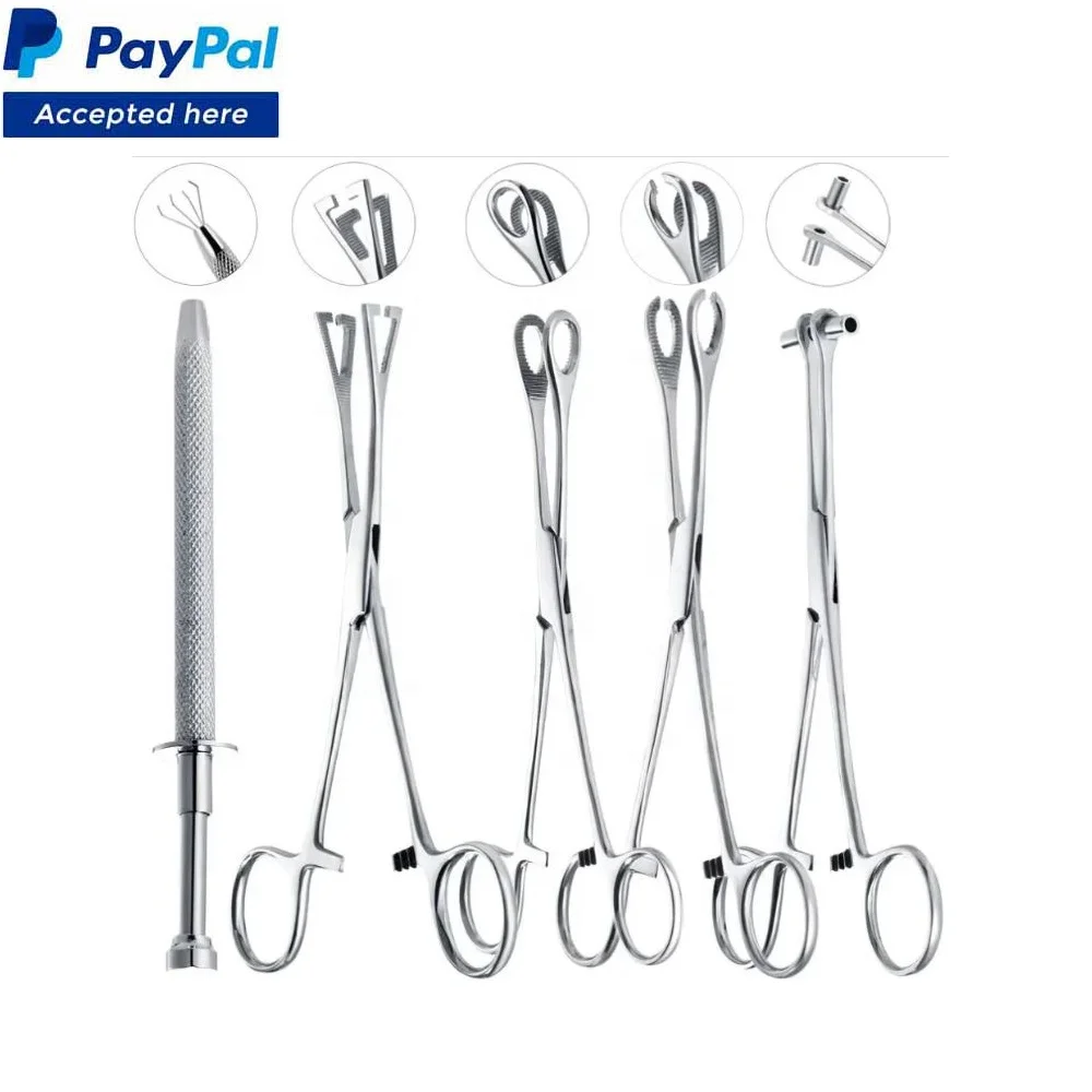 Body Piercing Tools/ Tattoo Tools Kit /Skin Piercing Tools Kit of 5pieces by SIGAL MEDCO