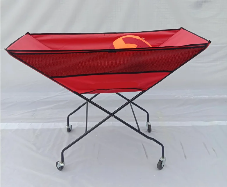 Waising Sports Portable Volleyball Ball Cart Storage Cart with Wheels