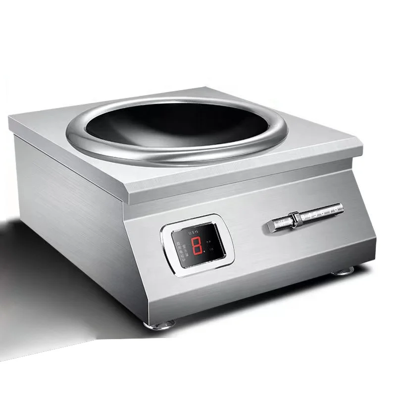 Commercial Induction Cooker 8000W Concave Fierce Fire High-Power Restaurant Canteen Commercial Electric Frying Stove