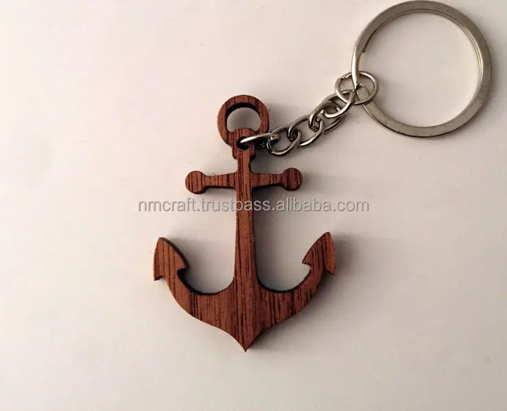 Wholesale Crafts key chain Gift and Home Decor Wooden Top Quality Wood key chain Design BY N M CRAFT