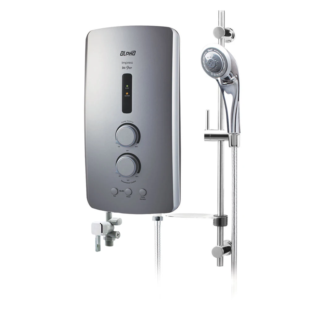 2024 современный дизайн электрический водонагреватель серебристого цвета без резервуара IM-9i 3 5 кВт комфортная Ванна встроенный насос постоянного тока