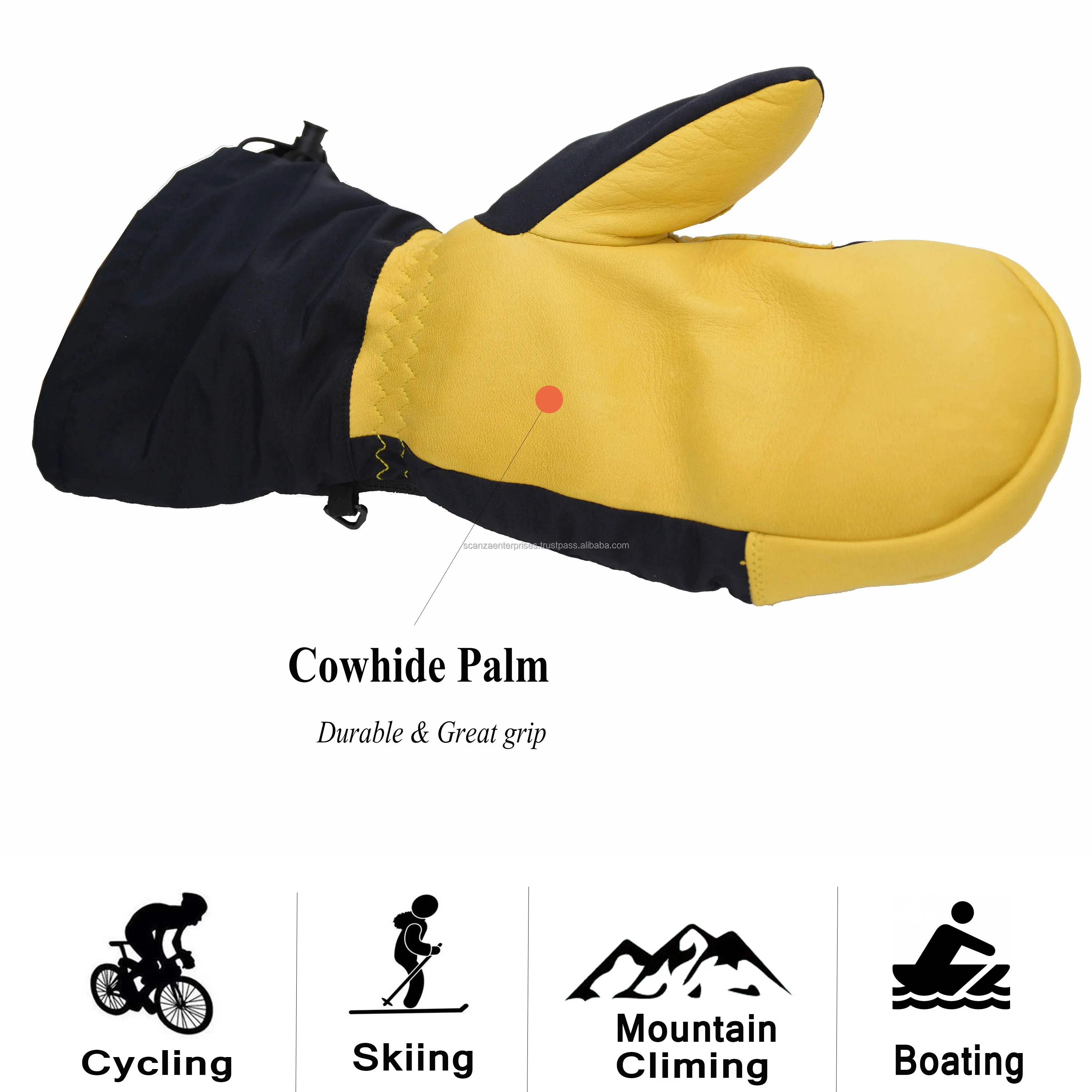 Winter Ski Waterproof Snowboarding Winter Sports Custom Logo Skiing Motorcycle Ski Snow Gloves Women Men OEM Custom Logo Size