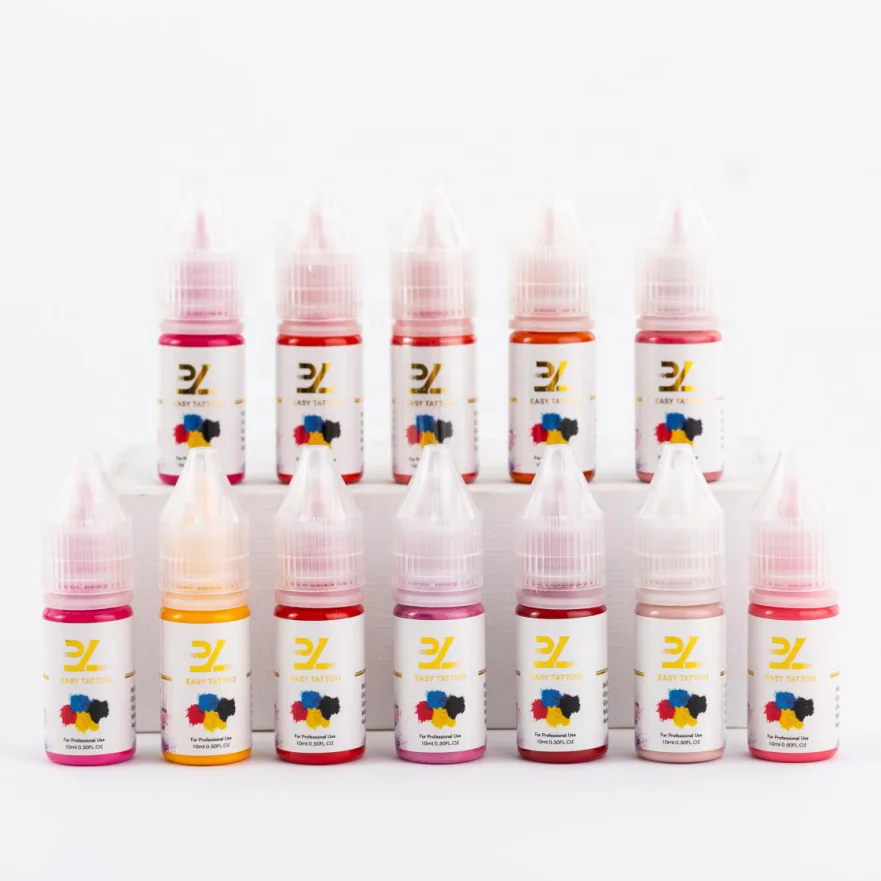 Newest EU OEM Standard Reach Liquid PMU Tatoo Ink Permanent Makeup Pigment Micropigmentation lip eyebrow Permanent