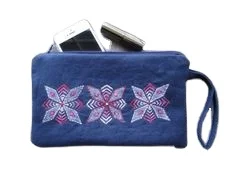 VELVET custom trending new style Pouch Fully Known & Wholly Loved CLUTCH BAG EMBROIDERY wallet ladies makeup hand bag coin purse