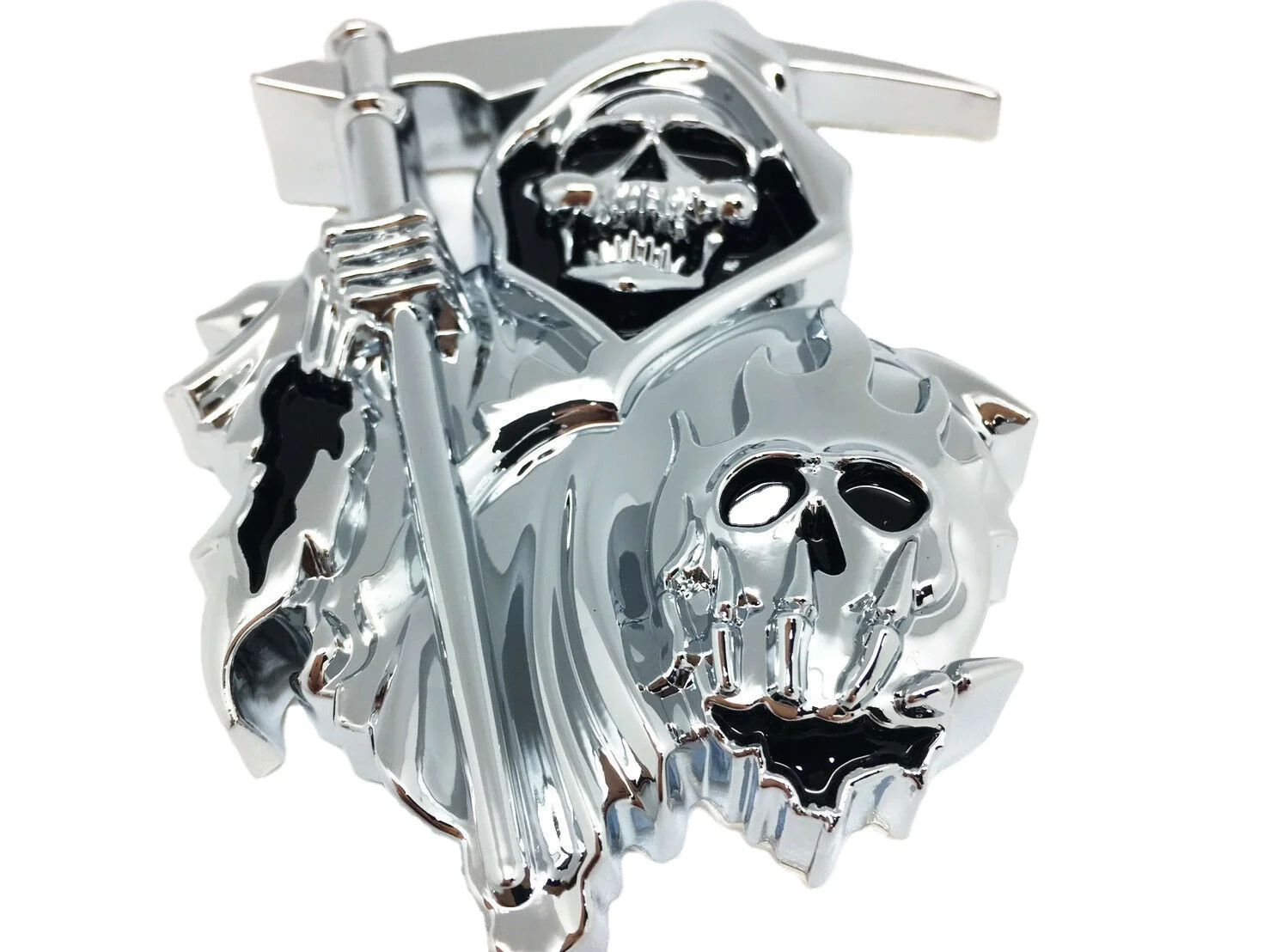 Car Dark Edition Chrome 3D Metal Sticker Badge Decal for Car Accessories and Customization