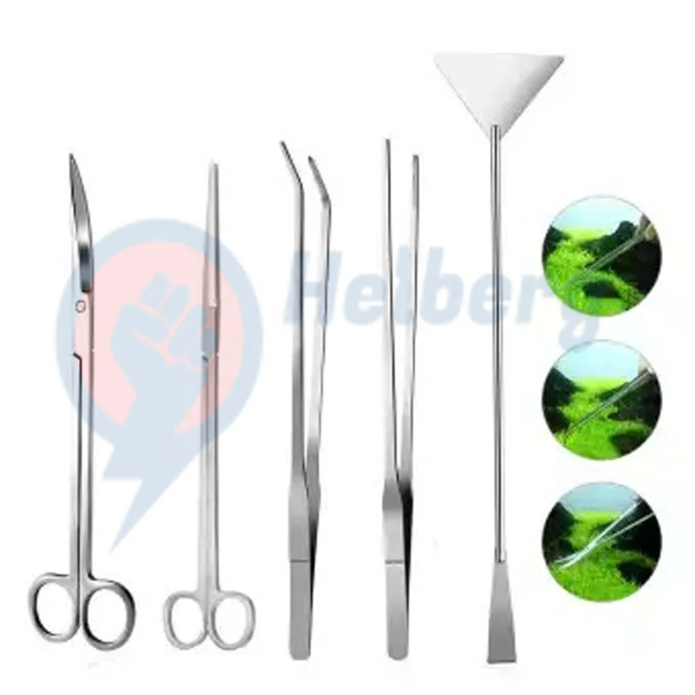Набор инструментов для аквариума из нержавеющей стали высокого качества