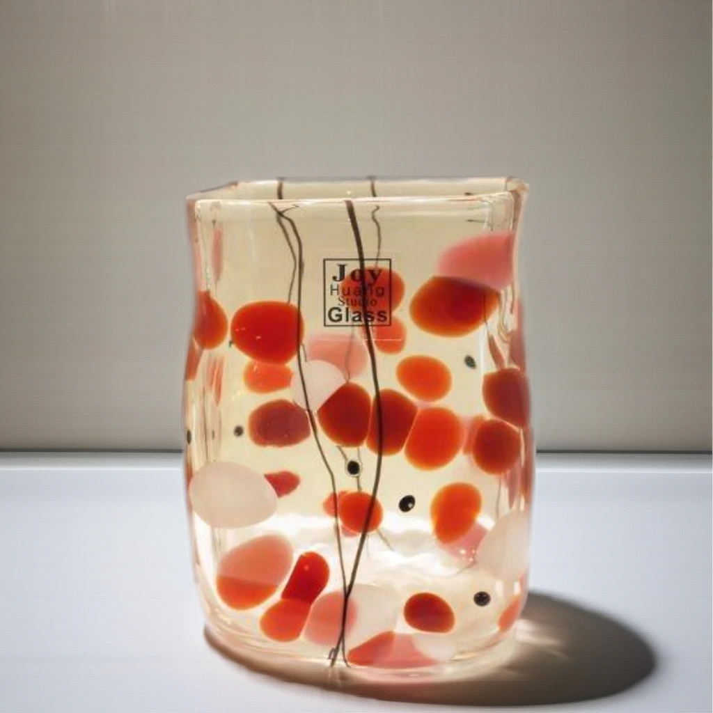 cylinder glass vase Round Glass Candle Holder