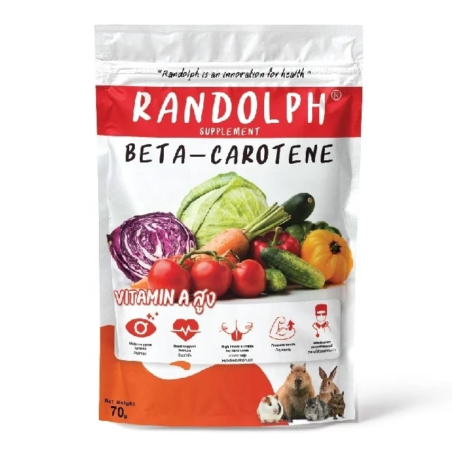Treats Beta Carotene for Herbivores Skin and Fur Nourishing Suitable for Rabbit, Guiney Pigs, Tortoises, and Iguanas.