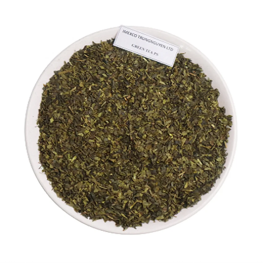 Wholesale Green Tea Dust Green Tea Fannings for Beverage Extract from Vietnam Best Supplier