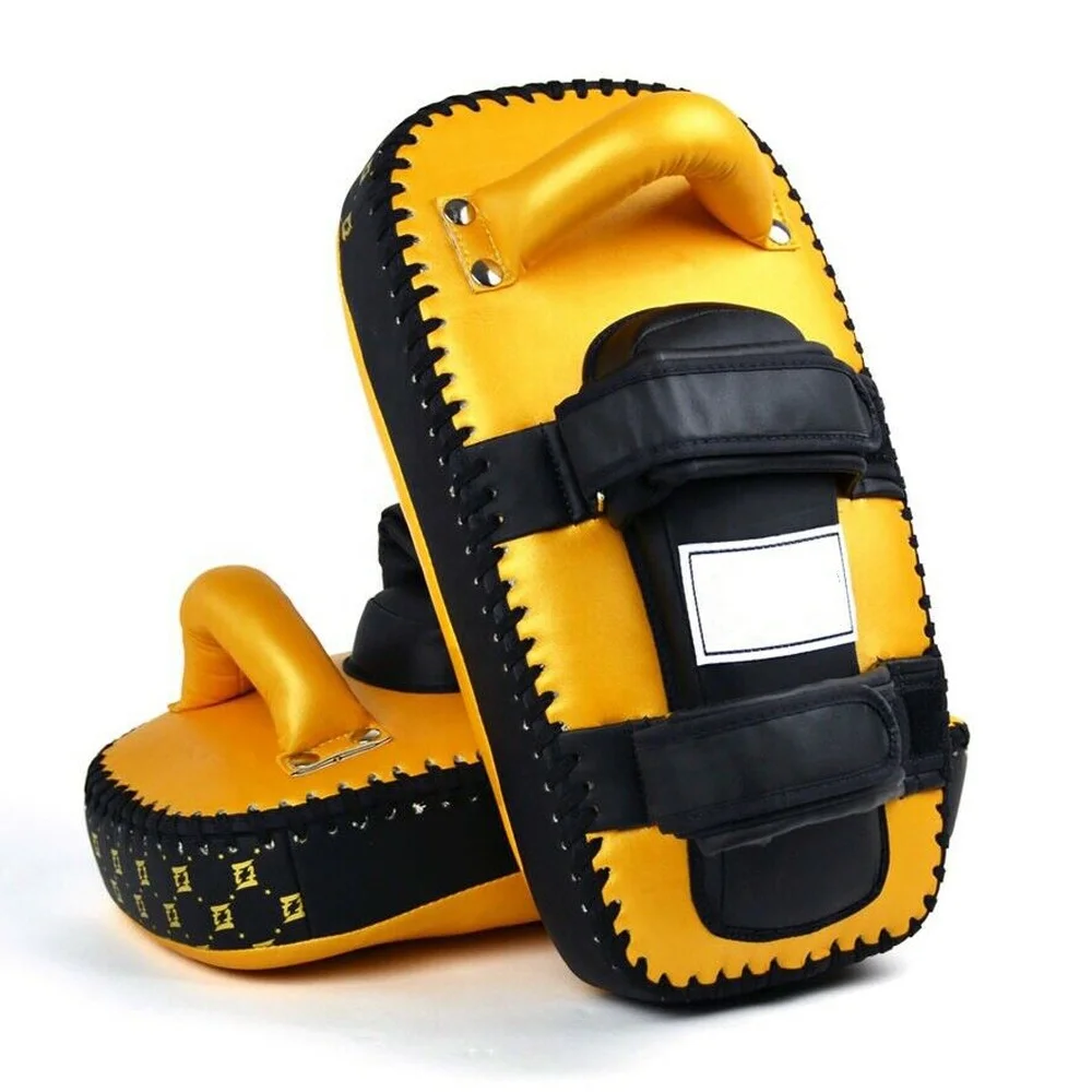 Manufacturer Cheap Boxing Thai Pads focus mitts thai kick pad Genuine Leather Thai Pads