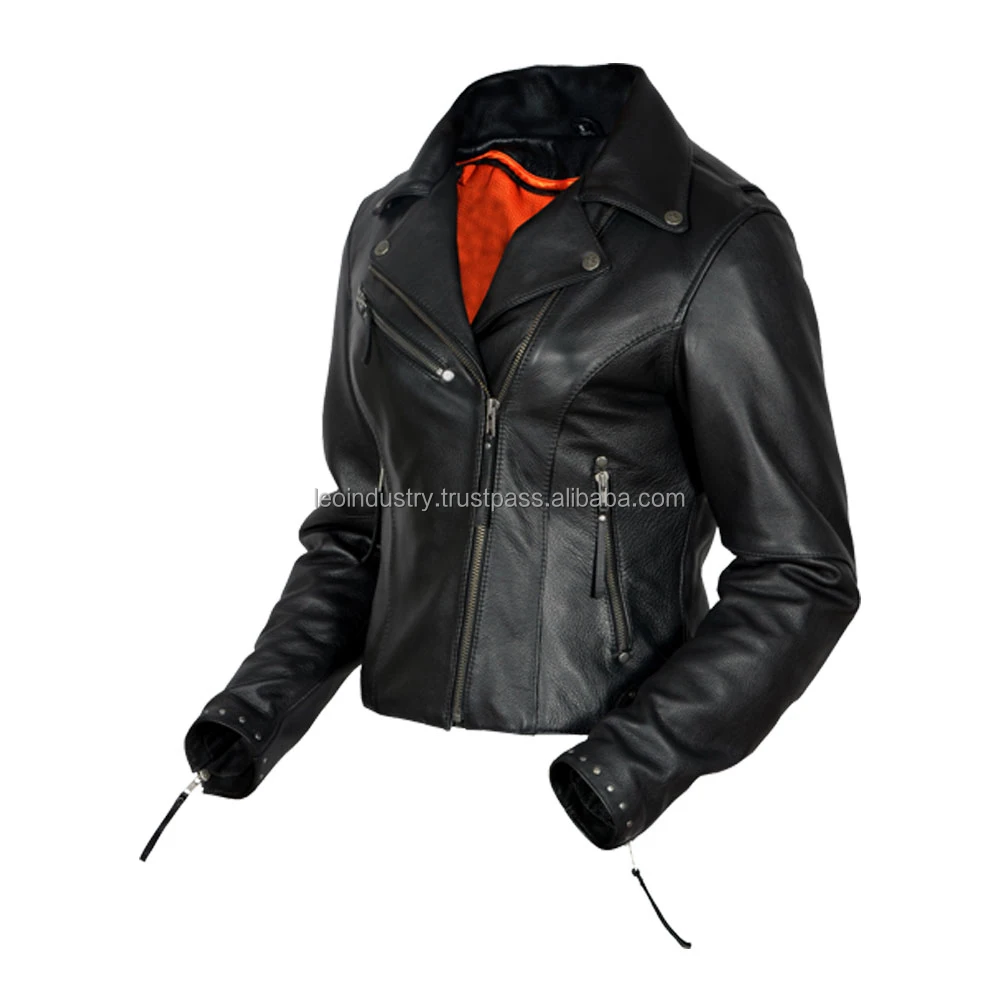 new arrival 2023 fashion plus size short women biker faux leather jackets for ladies