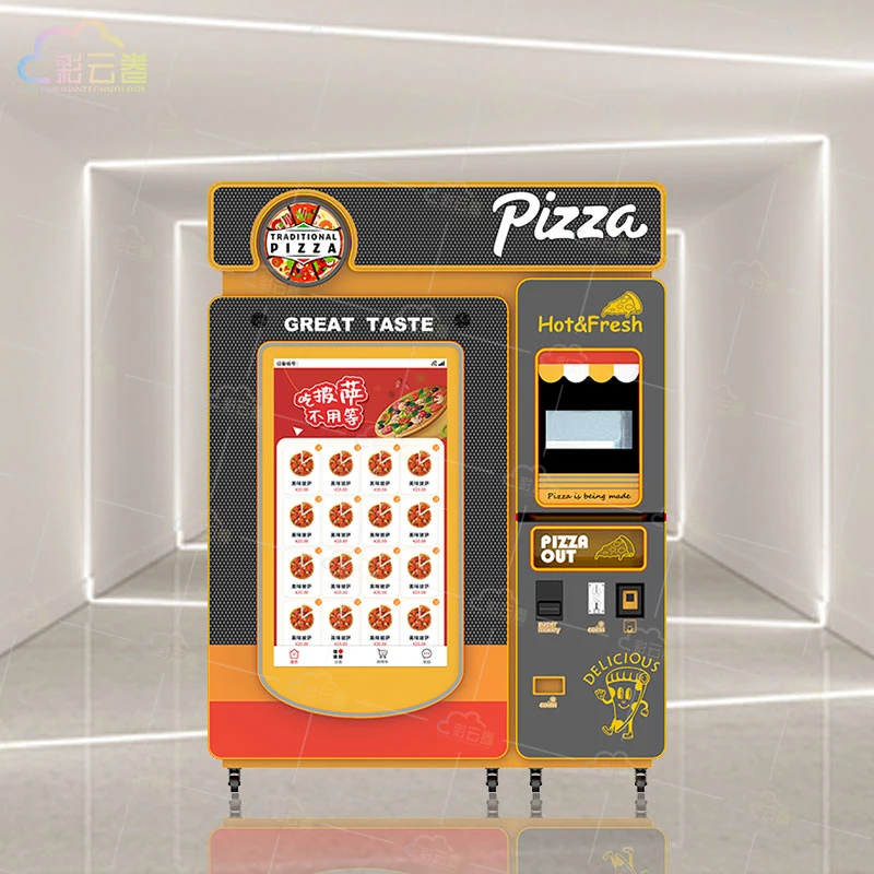 Caiyunjuan Pizza Coin Vending Machine Wholesaler Factory Pizza Machine Card Operated