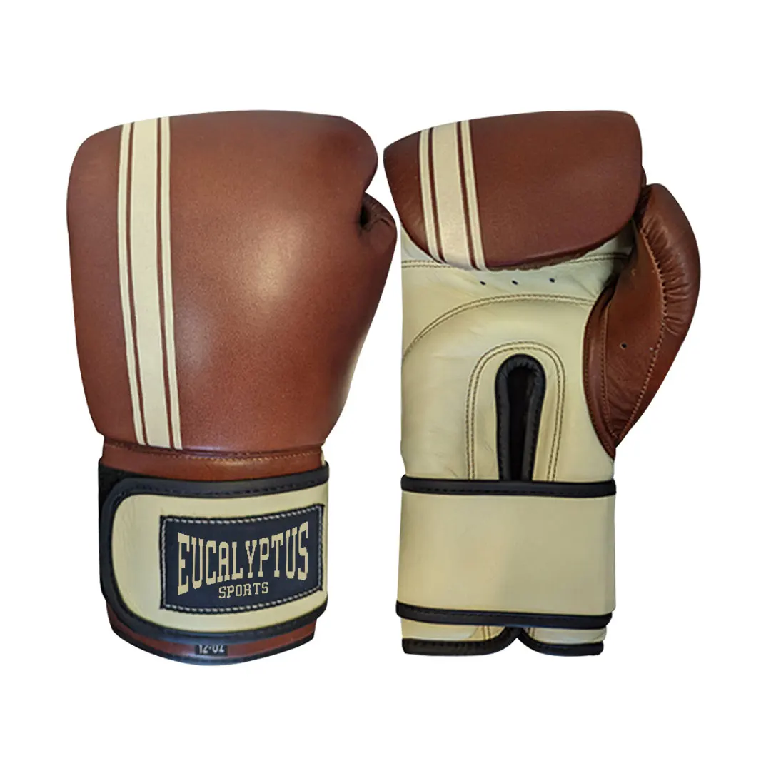 Genuine Leather Pro Boxing Gloves Velcro Training Real Cowhide Leather made Multi Layer Boxing Gloves OEM,ODM Services