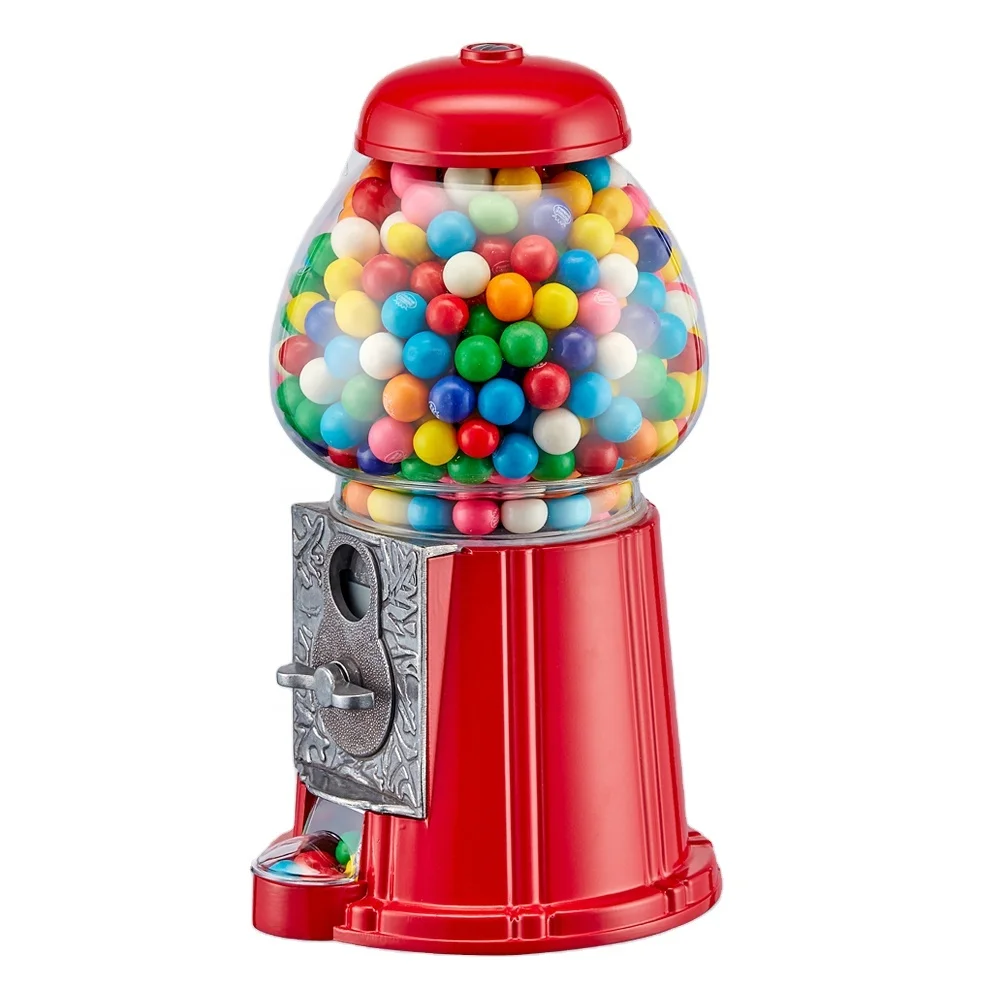Kwang Hsieh 11 Inch Bubble Gum Vending Retro Coin Operation Candy Dispenser