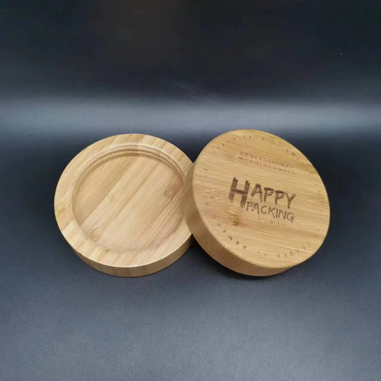 2024 Hot Sell 58/400 68/400 89/400 Natural bamboo lid screw cap wooden lid