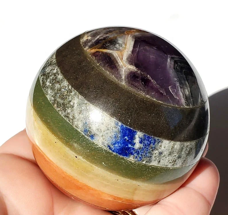 7 Chakra Bonded Gemstone Spheres for Sale (1).jpg