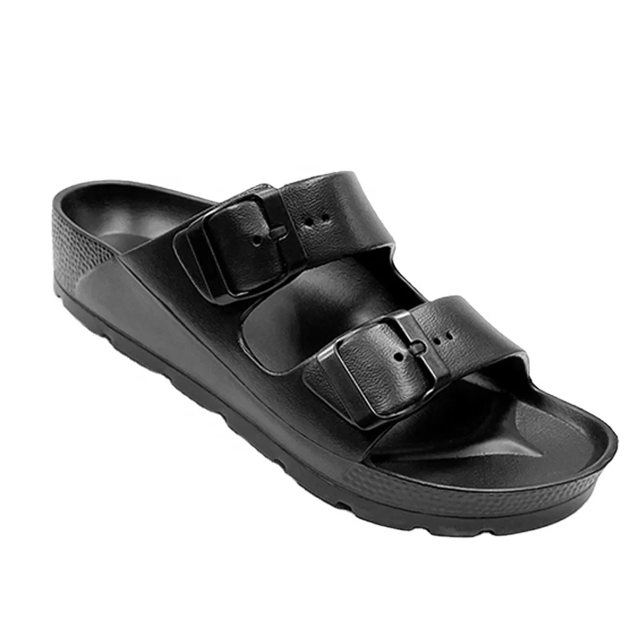 Сандалии Birken мужские с пряжкой, модные шлепанцы для дома, плоская подошва, толстая подошва, индивидуальный стиль, сланцы
