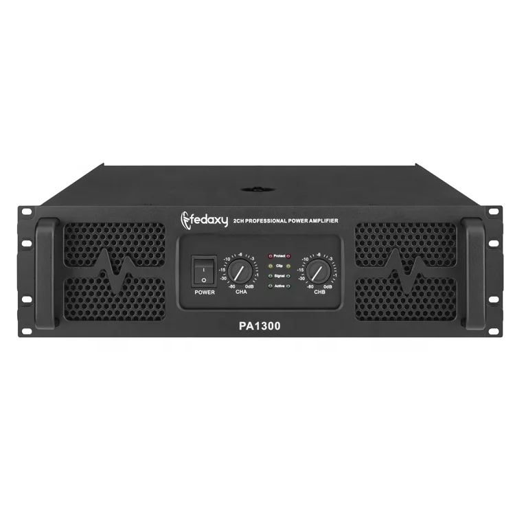 home subwoofer power amplifier audio class ab 1300watts 2channel 2ohm professional rf vhf amplifier